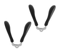 LOORGVEL 2pcs Glasses Pad Replacement Soft Silicone Saddle Bridge Pads Slip Eyewear Cushion for Metal Frames Stable Fit Easy Installation