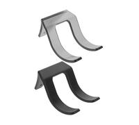 LOORGVEL 2pcs Hair Dryer Stand Holder Shelf Wall Mount Styling Tool Organizer for Bathroom Freestanding Hairdryer Holder