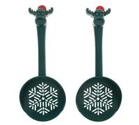 LOORGVEL 2pcs Hamster Sand Bath Shovel Plastic Scooper Ergonomic Handle Compact Lightweight Pet Litter Cleaning Tool for Small Animal Cage and Urine Sand