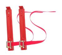 LOORGVEL 2pcs Heavy Duty Fire Extinguisher Mount Hooks Metal Wall Bracket for Extinguishers Secure Space-saving Firefighting Equipment Holder for Home Car Use