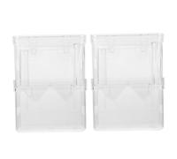 LOORGVEL 2Pcs Large Fry Hatchery Incubator Box with Suction Cups Aquarium Separation Container Fish Breeding Box for Increased Survival and Easy Feeding Random Color