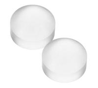 LOORGVEL 2pcs Leather Pool Cue Tips Replacement Wear-resistant Billiard Stick Tips for Solid Hit Lightweight Design for Easy Carrying
