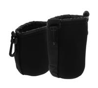 LOORGVEL 2pcs Lens Protection Bag Camera Lens Pouch Storage Bags Shockproof Drawstring for Outdoor Photography