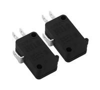 LOORGVEL 2Pcs Microwave Oven Door Switch Replacement for Home Appliances Metal Plastic Micro Switch Compatible with Fridge Rice Cooker and Microwave Door Parts