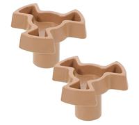 LOORGVEL 2pcs Microwave Oven Turntable Shaft Replacement Parts for Microwave Plate Holder Turntable Roller Guide for Oven Tray