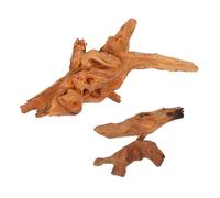 LOORGVEL 2pcs Natural Driftwood Aquarium Wood Assorted Branches for Fish Tank Landscaping Reptile Tank Decor Sturdy Authentic Aquatic Look Easy to Clean Fish Hideout Ornament