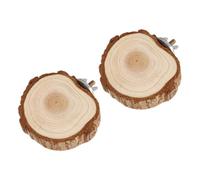 LOORGVEL 2Pcs Natural Parrot Cage Platforms Small Animal Stand for Guinea Pigs Hamsters Squirrels Adorable Perches for Birds Playground Safe and Comfortable Pet Accessories