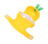 LOORGVEL 2Pcs Pineapple Parrot Hoodie Warm Pullover Clothes for Small Pet Birds Parakeet Cockatiel Conure Costume Animal Bird Outfit