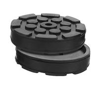 LOORGVEL 2pcs Rubber Floor Jack Lift Pads Octagonal Slotted Car Jacking Disk Protectors for Pinch Welds Stable Non Slip Design Scratch Resistant Car Lift Accessories for Garage Use