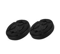 LOORGVEL 2pcs Rubber Jack Pads for Rvs Hydraulic Lift Stand Adapter Thick Wear Resistant Round Pads Compatible with Double Column Car Lifts Compact Stabilizing Support for Trailer Pinch