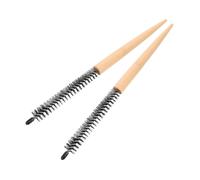 LOORGVEL 2pcs Small Fine Tooth Teasing Comb Root Lifter Brush for Volumizing Hair and Bangs Styling Small Hair Backcombing Tool for Detailed Root Lift
