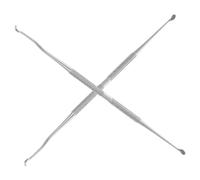 LOORGVEL 2pcs Stainless Steel Double Head Bee Needles for Beekeeping Durable Non Slip Handle Worm Transfer Tools Practical Entomology Instruments for Larvae Removal and Jelly Extraction