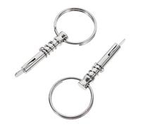LOORGVEL 2pcs Stainless Steel Safety Pins for Boats Quick Release Bimini Top Pins with Spring Loaded Clevis for Hinge and Jaw Slide Accessories