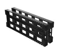 LOORGVEL 2pcs Static Circuit Board Drying Rack Slot Pcb Holder Shelf Material Bar Shape Design for Electronic Component Safety and Easy Installation