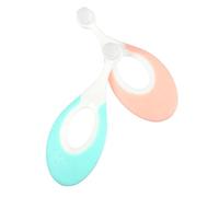 LOORGVEL 2pcs Toothbrush with Cozy Soft Bristles for Gentle Gum Care and Cleaning Training Toothbrush for Boy Girl and Includes Pink and Blue for Easy Self-Brushing