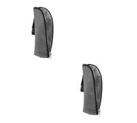 LOORGVEL 2pcs Travel Insulated Bottle Bag Thermal Pouch for Juice and Beverages for Outdoor Activities and Parenting Needs Grey Color
