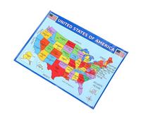LOORGVEL 2pcs Usa Map Posters Xin Educational Geography Wall Art for Classroom and Home Lightweight and America Map for Students Early Learning and Knowledge Expansion