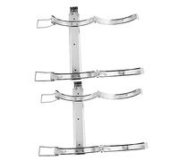 LOORGVEL 2pcs Wall Mounted Fire Extinguisher Bracket Iron Rack Vehicle Extinguisher Holder Durable Wear Resistant Fixing Hanger for Home Car Use
