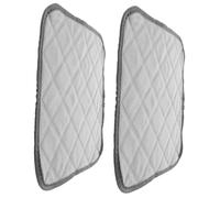 LOORGVEL 2pcs Washable Pet Cage Liner Small 30x30cm Reusable Guinea Pig Bedding Pad Grey for Hamster and Rat Cage Accessories Puppy Training Pads