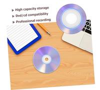 LOORGVEL 2pcs Writable Media Discs Cd-r Dvd-r Compatible with CD and Dvd Recorders for Music Audio Data Storage and Backup Versatile Multiformat Discs for Home Studio Recording
