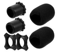 LOORGVEL 2sets Microphone Protective Cover Includes Mic Covers Sponge for Outdoor and Indoor Use and Materials