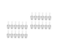 LOORGVEL 2sets Mini Beehive Shape Lip Gloss Tubes Empty DIY Lip Balm Containers Lightweight Travel for Lipstick Gel Cosmetics Storage Gift 12pcs*2