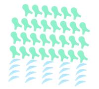 LOORGVEL 30pcs Eyelash Lift Comb Brushes with Silicone Lash Gaskets Eyelash Perming Tools for Natural Curling Reusable and Washable Y-Shaped Lash Brush for Eye Shapes