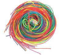 LOORGVEL 30pcs Hair Wrap Strings Assorted Colour Thread Ropes Reusable Hair Braid Ropes Easy to Use for Styling and Fostering Hands-on Abilities