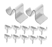 LOORGVEL 30pcs Heavy Duty Iron Cabinet Shelf Clips Pilaster Brackets for Office and Home Furniture Quick Installation Shelf Pegs for Secure Load Support and Storage