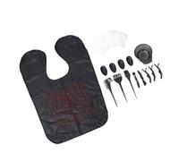 LOORGVEL 32pcs Hair Coloring Set with Hair Dye Shawl Mixing Bowl Brushes Clips Caps Tools Kit for Home and Professional Use
