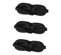 LOORGVEL 3D Breathable Sleep Mask 5pcs Set Adjustable Eye Mask with Soft Light-Blocking Fabric for Comfortable Night Sleep and Travel Use