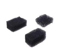 LOORGVEL 3pcs Black Special Effect Makeup Sponge Set Coarse, Fine, and Extra Large Pores for Halloween Face and Body Painting Stipple Sponge Professional Blood Scar Makeup