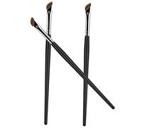 LOORGVEL 3Pcs Eyeliner Brush Professional Eyebrow Concealer Eyeshadow Applicators for Precision Eye Makeup Lightweight Easy to Clean Tools for Travel Daily Use