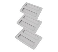 LOORGVEL 3pcs Heat Resistant Silicone Bread Machine Lid Covers Durable Toaster Protector with Nonstick Surface for Kitchen Appliance Protection Easy to Clean and Secure Fit for Sandwich