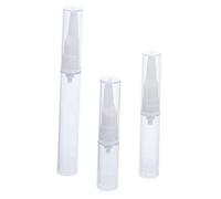 LOORGVEL 3pcs Liquid Foundation Bottle Push down Pump Dispenser for Travel Toiletry Bottles and Travel Containers for Creams and Liquids