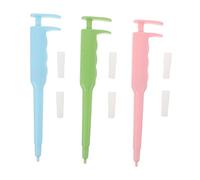 LOORGVEL 3pcs Pet Pill Shooter with Silicone Tablet Pusher for Cats and Small Dogs Compact Medication Dispenser for Precise Feeding Travel-friendly Pet Medicine Feeder