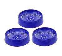 LOORGVEL 3pcs Plastic Pigeon Nesting Bowls Bird Eggs Nest Bird Breeding House Quail Breeding Basin Sturdy Pet Supply for Home and Farm Use