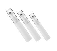 LOORGVEL 3pcs Refillable Roller-on Bottles Set 5ml 10ml 15ml with Ball Applicator White Travel Empty Oil Roller Bottles for Eye Cream and Essential Oils