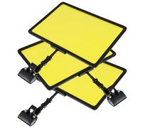 LOORGVEL 3pcs Yellow Price Tag Display Clips Holder Made of Abs Material Lightweight and Easy to Assemble, for Advertising Purposes in Supermarkets and Offices