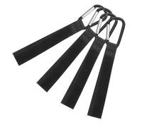 LOORGVEL 4 Pcs Multi-Purpose Baby Stroller Hooks with Heavy-Duty Nylon and Mountaineering Buckle, Suitable for Bike and Walking Rollator, for Shopping and Short Trips to Release Burden