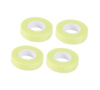 LOORGVEL 4 Rolls Eyelash Extension Tapes for Grafting and Isolation Breathable Green Non Woven Fabric Lash Tape Self Adhesive Easy to Tear for Eyelash Lifting and Beauty Salon Use