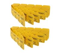 LOORGVEL 400pcs Double Raffle Tickets Carnival Entry Tickets for Events Classroom Rewards Fundraisers Prizes with Easy Tear