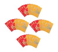 LOORGVEL 48pcs Year Horse Red Money Envelopes Traditional Chinese Zodiac Lucky Hongbao Vietnamese Style for Lunar Year Wedding Birthday Party Supplies