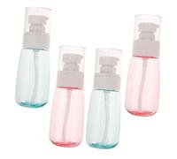 LOORGVEL 4Pcs 60Ml U Shaped Lotion Storage Bottle Portable Cosmetic Empty Shampoo Bottle for Travel with Good Sealing Performance