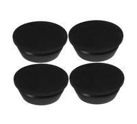 LOORGVEL 4pcs Air Conditioner Drain Stoppers Rubber End Caps for Outdoor Unit Hole Plug Weatherproof Easy Installation Compatible with Various Models