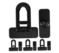 LOORGVEL 4pcs Baby Proof Fridge and Oven Locks, Child Safety Cabinet Locks for Toddlers, Plastic Multi-Functional Door Latches Preventing Babies from Opening, Suitable for Home and Daycare