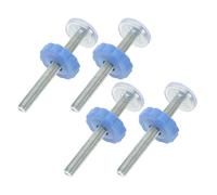 LOORGVEL 4pcs Boy Girl Safety Railing Pressure Mounting Accessories Threaded Spindle Rods for Boys and Girls Gate Bolt Screws Stair Gate Parts