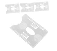 LOORGVEL 4pcs Car Parking Ticket Holder Plastic Suction Cup Badge Holders for Vehicle Windshield with Multipurpose Use and Stable Fit