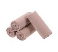 LOORGVEL 4pcs Elastic Compression Bandage Wraps Soft Cotton Self Sticking for Legs Knee Tummy Body Durable Breathable Fit for Injury Prevention