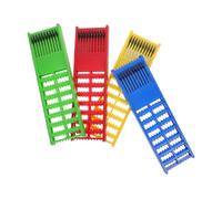LOORGVEL 4pcs Fishing Leader Holder Rack Quick Setup Fishing Hook and Line Organizer with Secure Hook Support for Tangle Efficiency